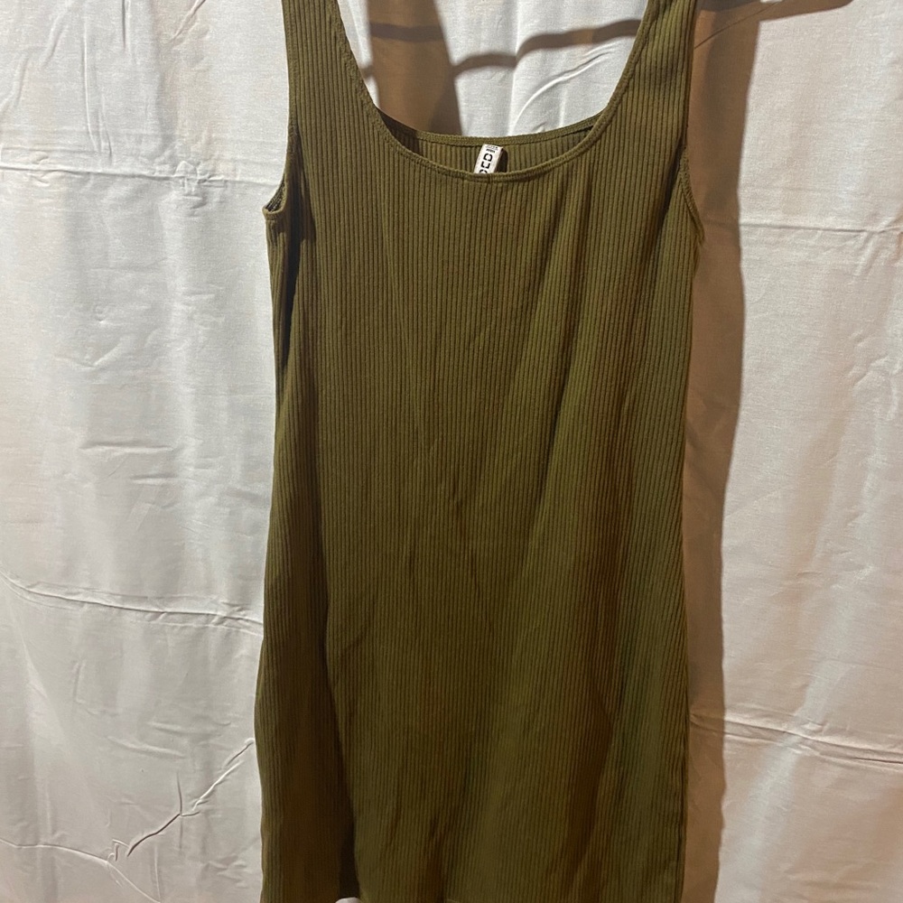ARMY GREEN MINI DRESS